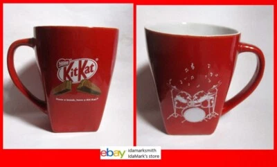 KITKAT Limited Edition RED CUP MUG Music Series DRUMS Nestle MALAYSIA New 2012 - Image 1 of 4