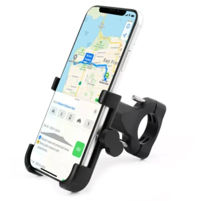 Alu Fahrrad Halterung Handy Halter Motorrad e-Bike Smartphone Universal Roller - Bild 1 von 4