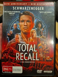 TOTAL RECALL RARE DVD ARNOLD SCHWARZENEGGER 30TH ANNIVERSARY NEW RESTORATION - Picture 1 of 3