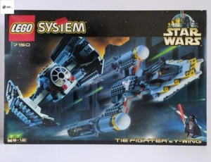 LEGO System Star Wars TIE Fighter & Y-wing 7150 In 1999 New Retired - Picture 1 of 4