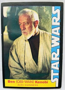 1977 Star Wars Wonder Bread Card #2 Ben Obi Wan Kenobi Rare!