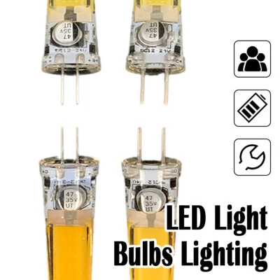 G4 GY6.35 Led Silicone Lamp 5W 12V Bulb 2508COB Lighting Replacement Light White - Image 1 of 4