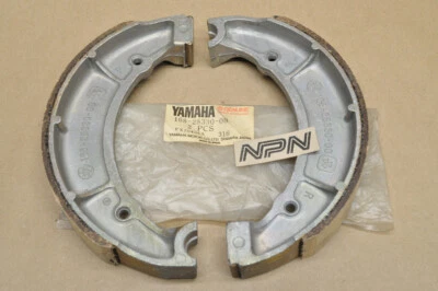 NOS Yamaha DS6 R5 RD350 TX650 XS1 XS2 XS650 YR1 YR2 Brake Shoe Set 168-25330-00 - Image 1 of 3