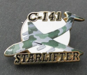 AIR FORCE STARLIFTER C-141 AVIÓN DE TRANSPORTE SOLAPA PIN INSIGNIA 1,5 PULGADAS - Imagen 1 de 1