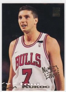 1993-94 Topps Stadium Club Toni Kukoc NEW WAVE ROOKIE #275  Chicago Bulls - Picture 1 of 2