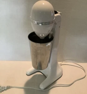 Hamilton Beach Milkshake Maker Frullatore Malto Bevanda Master 727W Testato Vintage - Foto 1 di 9