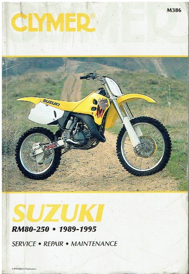 SUZUKI RM80 RM125 RM250 RMX250 (1989-95) SERVICE & REPAIR MANUAL - Image 1 of 1