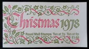 TIMBRES du ROYAUME UNI - VOEUX N°780a x10 en CARNET NEUF ** LUXE MNH - Imagen 1 de 3