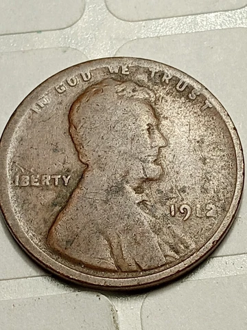 1912 Wheat Penny Rim Error Cover