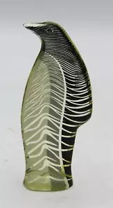 MCM ABRAHAM PALATNIK LUCITE PENQUIN FIGURINE - MADE BRAZIL (4") - Picture 1 of 3