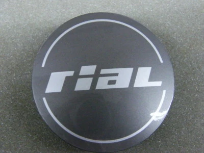 Original RIAL Nabenkappe 61 mm 58 mm grau N 56 Nabendeckel Felgenkappe N56 - Bild 1 von 3