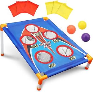Life Kids Cornhole Outdoor Games for Kids Outdoor Toys for Kids 4-8-12 Bean Bag