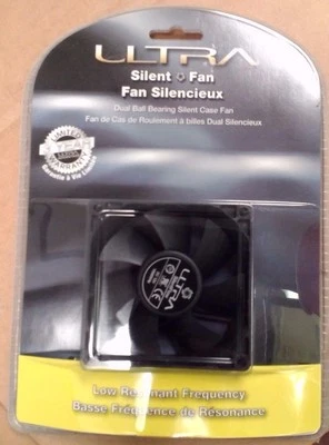 ULTRA ULT40136 SILENT 80MM CASE FAN DUAL BALL BEARING 1800 RPM 23.15 - Image 1 of 3