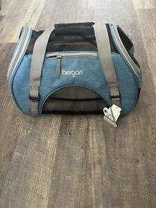 Bergan Dog Cat Pet Airline Comfort Carrier Tote with Fleece Bed Small Pet *NWT