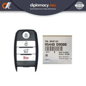 Genuine KIA Sportage 2018-2019 Smart Key 4 Buttons 433MHz 95440-D9500 - Picture 1 of 3