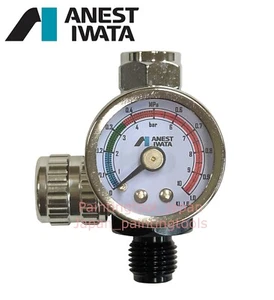 ANEST IWATA Air gauge for spray gun JAPAN air regulator pressure