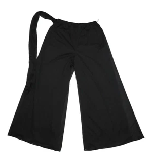 Alex Evenings Sash Belt Basic Wide Leg Dress Pants Black Workwear Womens MP - Picture 1 of 13