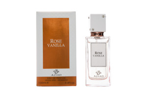Rose Vanilla 100ml Eau De Parfum by Ajyad Floral Arabian Perfume Spray for Women