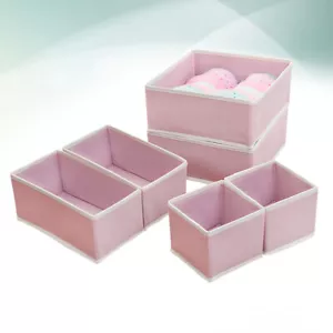 Drawer Box Cubes Foldable Cloth Storage Underwear Container Storage - Picture 1 of 12