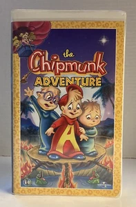 The Chipmunk Adventure ~ VHS, 1987 ~ Alvin & The Chipmunks ~ Clamshell - Picture 1 of 7
