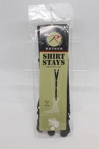 Rothco Men's Black Clip On Shirt Stays Y-Style - 7196 - New - Picture 1 of 2