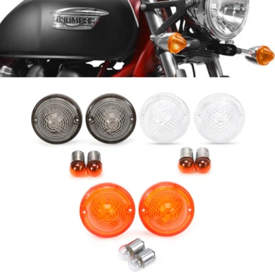 Lente de luz de señal de giro para Triumph Bonneville T100 Scrambler 900 America 865 Foto 1 de 4