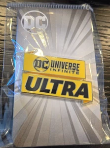 2024 SDCC COMIC CON EXCLUSIVE DC UNIVERSE INFINITE ULTRA ENAMEL PIN ON CARD - Picture 1 of 1