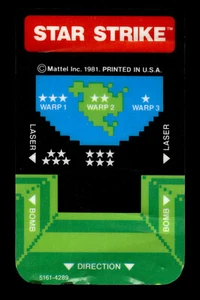 Star Strike (Mattel Intellivision) *NUR CONTROLLER-OVERLAY* - Bild 1 von 2