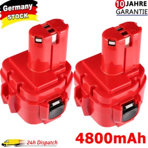 2X 12V 4,8Ah Ni-MH Ersatz Akku für Makita PA12 1200 1220 1222 1233 1235 - Bild 1 von 7