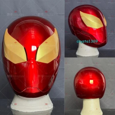 NEW Marvel Spider-Man Iron Spider Wearable Helmet Mask Cosplay FRP Headgear Gift - Image 1 of 4