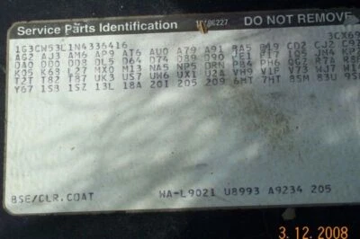 Engine 6-231 3.8L VIN L 8th Digit Fits 90-92 REGAL 154177 Foto 1 de 4