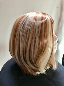 Bob cinnamon hi quality Brown and Blonde Highlight Fashion Wig - Bild 1 von 5