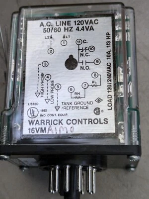 WARRICK CONTROLS - 16VMBA1M0 Relay Module  New no Box - Image 1 of 4