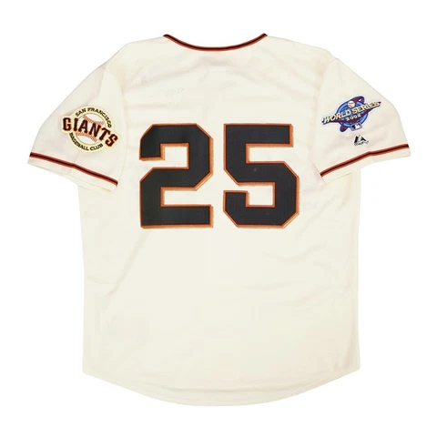 Barry Bonds San Francisco Giants 2002 World Series Home Jersey Men's (M-2XL) Cover