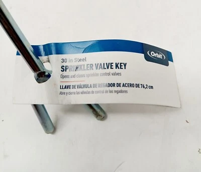 QTY: 3 30" Steel Sprinkler Valve Key - Image 1 of 3