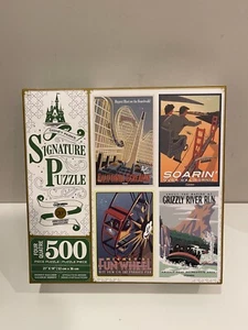 Disney Parks Signature Puzzle Disney Gallery Disney California Adventure 4-500pc - Picture 1 of 1