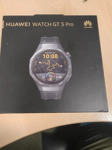 HUAWEI Watch GT5 Pro 46mm Smartwatch Black SpO2 Heart Rate Fitness Tracker Gps - Picture 1 of 12