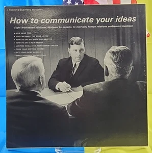 VINTAGE LP How to Communicate your ideas ED196 12" Vinyl Record FREE SHIPPING!! - Picture 1 of 6