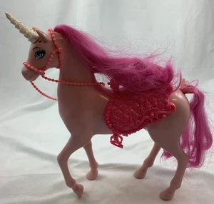 Barbie Fairy Princess Pink Unicorn Pony Horse with Glitter Saddle Mattel 2011 - Picture 1 of 8