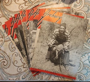 Vintage 1949 "Archery" Magazines • Full Year, less August • 11 Issues - Bild 1 von 6