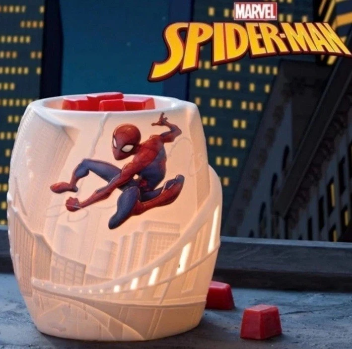 NUEVO EN CAJA Genuino Scentsy Disney Spider-Man Marvel Calentador de Cera ¡ENVÍO GRATUITO! Foto 1 de 3