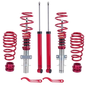 Coilover Lowering Kit For Volkswagen Polo Mk4 Typ 9N 2001–2014 Saloon 9N 9A4 - Picture 1 of 12