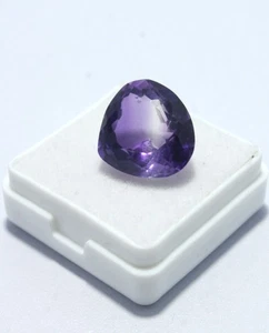 Natural 10.40 Ct Amethyst – Heart Shape – Vivid Purple – Certified  Loose Stone - Picture 1 of 13