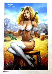 ZENESCOPE ST PATRICK DAY EXCLUSIVE LIMITED EDITION ART PRINT NM+ - Picture 1 of 2