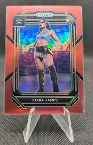 2023 Panini Prizm WWE Red Prizm /299 #138 Kiana James Rookie RC Wrestling Card - Picture 1 of 2