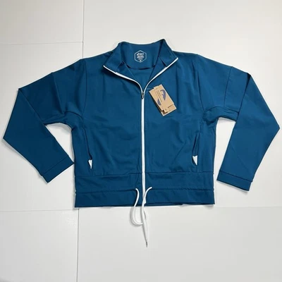 ASICS новый сильный 92 полный молнии куртка расслабленный крой 2042A192 женщин средний новый с Ярлыками - Изображение 1 из 4