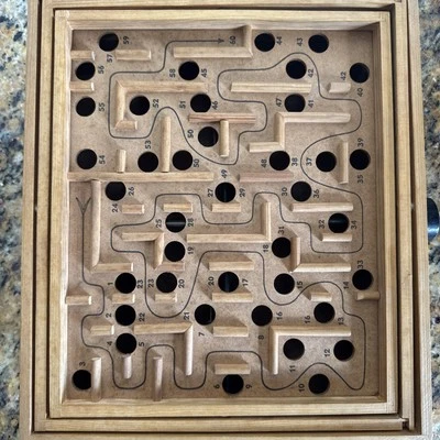 Vintage Brio Labyrinth Wooden Board Game Made in Sweden Labyrintspel - Image 1 of 4