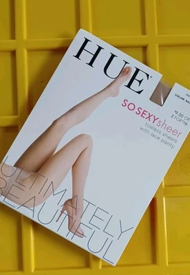 Sábanas transparentes sin dedos Tono tan sexy con pantimedias de encaje talla 4 natural  Foto 1 de 3