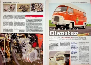 Oldtimer Praxis 2794) Renault Estafette 100 PS mit 40PS Restaurierung - ein inte - Bild 1 von 2