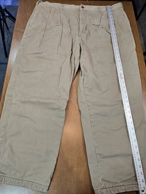 Pantalones Cabelas Para Hombre 44x27 Franela Forrados A Cuadros Chino Mecánico Ropa de Trabajo Algodón Foto 1 de 4